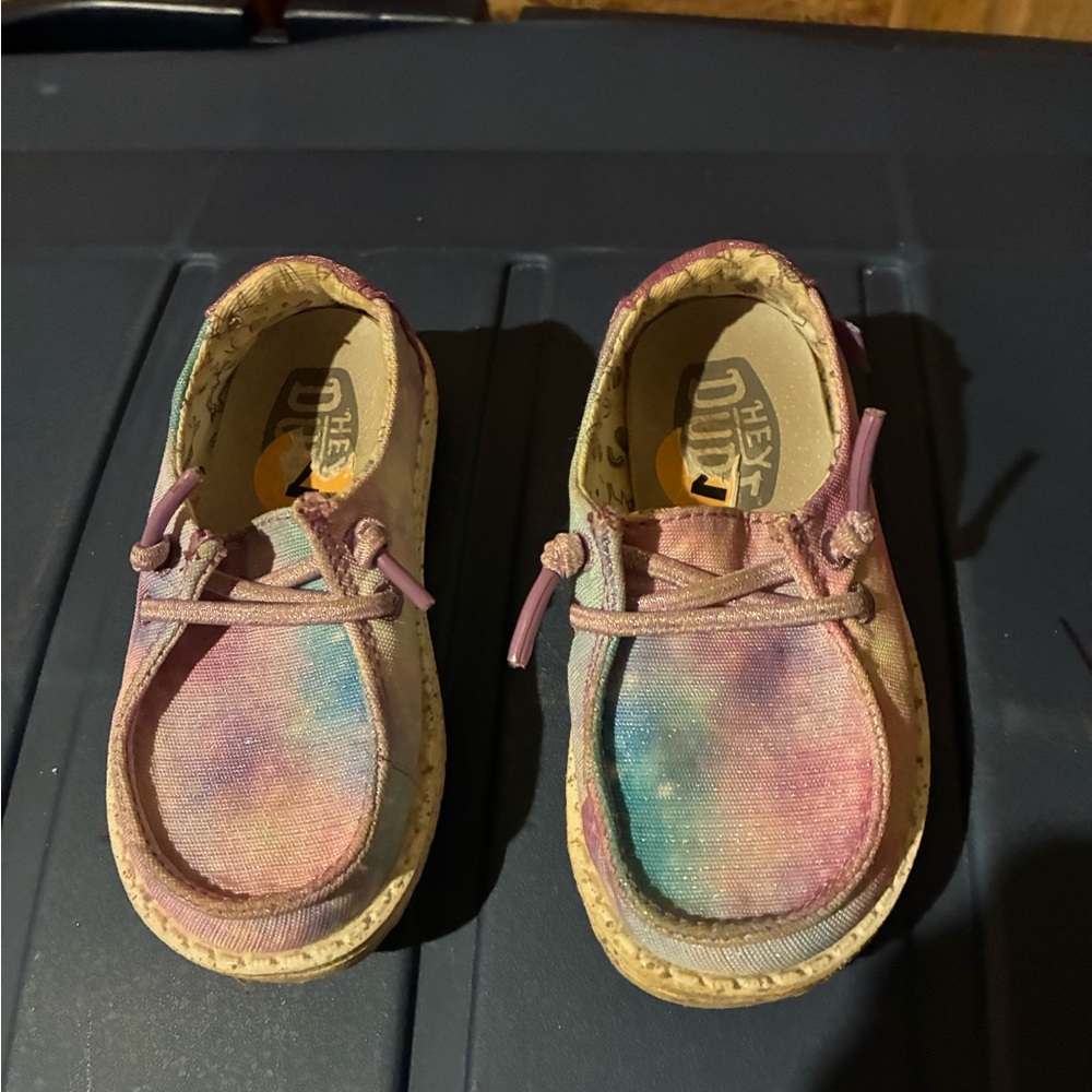 Hey Dude Children's Wendy Youth Unicorn Dreamer shoes size7